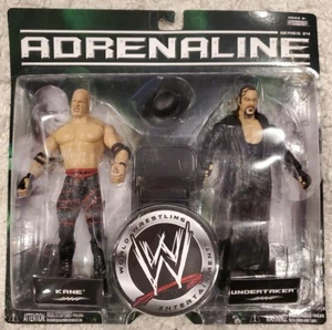 WWE Adrenaline Series 24 2-Pack Kane and Undertaker Jakks Pacific 2007 - Foto 1 di 11