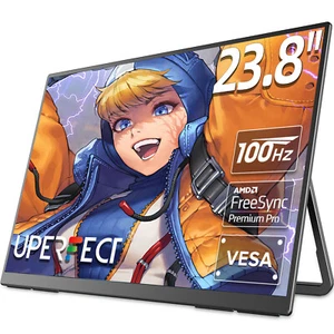 UPERFECT 23,8” 100HZ Portable Monitor Large Portable Gaming Monitor HDMI Type C - Afbeelding 1 van 12