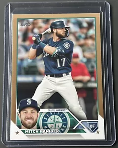 2023 Topps Series 1 - Mitch Haniger Gold Parallel /2023 MARINERS - Picture 1 of 4