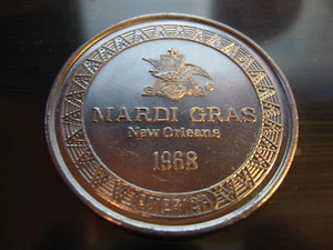 budweiser beer 1968 1st year Mardi Gras Doubloon rare clydesdales horse - Picture 1 of 2