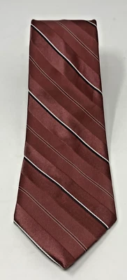 Corbata a rayas rosa oscuro Ketch Foto 1 de 3