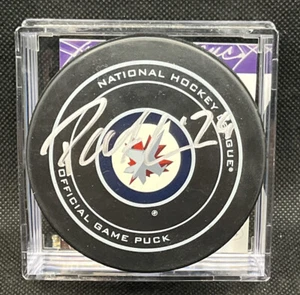 Patrick Laine Autographed Winnipeg Jets Official Game Puck JSA COA - Picture 1 of 2