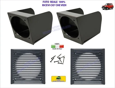 AUTOKIT Porta casse per Panda 750 supporti altoparlanti Box radio stereo kit nere