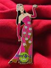 HARD ROCK CAFE PIN:  SAN FRANCISCO 2001 CHERRY BLOSSOM SEXY GIRL IN PINK DRESS