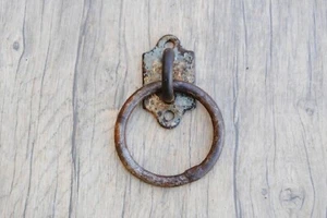 Vintage old iron hook plant porch sign post ceiling garden hook rustic farm - Picture 1 of 5