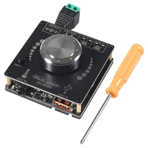 50Wx2 Bluetooth Verstärker Mini 2.0 Stereo 50W+50W Zweikanal Power Output DC 1 - Bild 1 von 12