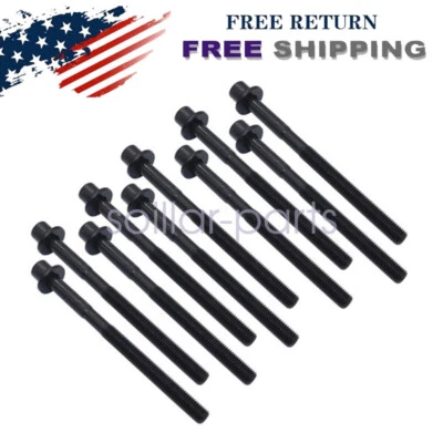 Kit de pernos de cabeza HBK195 para Hyundai Kia Accent Forte Koup 2012-19 1,6 L DOHC 16v 10X Foto 1 de 4