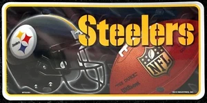 Pittsburgh *STEELERS* - Front License Plate - Factory Painted Aluminum - Picture 1 of 1