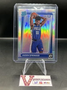 21/22 Panini Donruss Optic - JADEN SPRINGER RATED ROOKIE HOLO PRIZM #197 - Picture 1 of 3