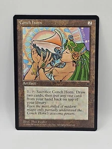 Magic The Gathering: Conch Horn Fallen Empires NM/Never Played - Picture 1 of 2