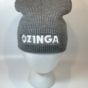 OZINGA Concrete Embroidered Gray Winter Hat Cap Beanie - OSMA Adults - NWOT - Picture 1 of 9