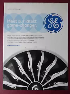 11/2013 PUB GENERAL ELECTRIC GE9X AIRCRAFT ENGINE BOEING 777X ORIGINAL AD - Bild 1 von 1