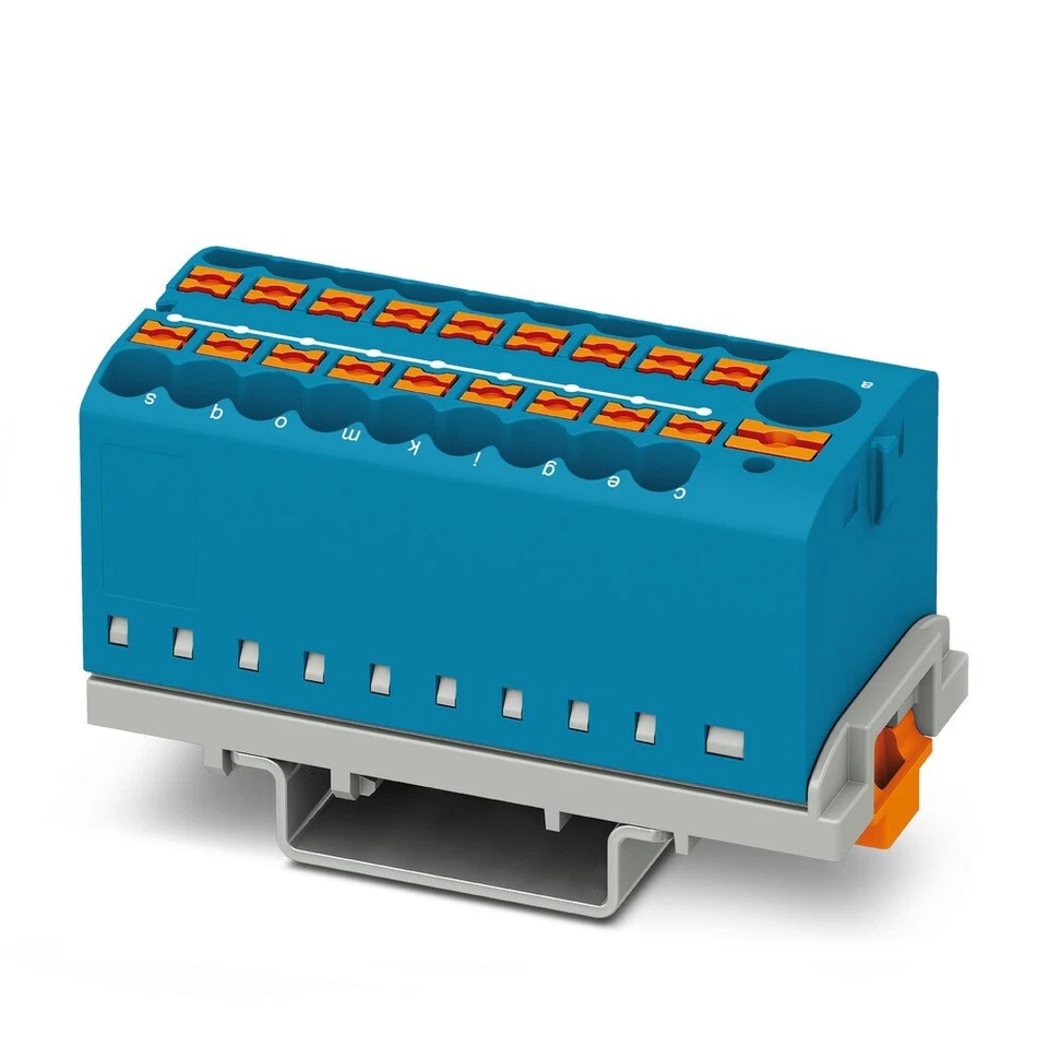 Phoenix Contact PTFIX6/18X2,5-NS35BU Verteilerblock 0,14-4mm² blau