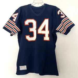 Rare Vintage 1970s Rawlings Chicago Bears Walter Payton #34 Jersey Size Large - Picture 1 of 21