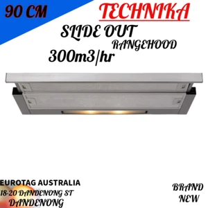 Technika 90cm Stainless Steel Slide-out Rangehood SL10290ISS-3 BRAND NEW - Picture 1 of 3