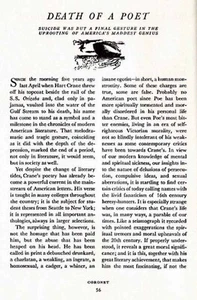 HART CRANE 1938 SUICIDE DEATH OF A GREAT POET FEATURE POETRY MADDEST GENIUS - Picture 1 of 1