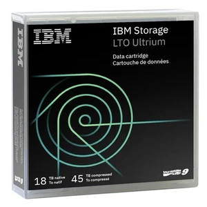 IBM Ultrium 18/45TB LTO Tape backup storage media data 02XW568 - Afbeelding 1 van 2