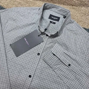 The Kooples Paris Slim Fit Plaid Button Up Shirt NWT $200 Retail Size M - Picture 1 of 9