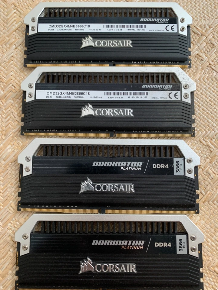 Corsair CMD32GX4M4B3866C18 32GB 3866MHz C18 Memory Kit - Image 1 of 1