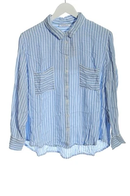 VIOLETA BY MANGO Blusa-camisa Mujeres Blusa Talla EU 42 azul celeste-blanco - Imagen 1 de 4