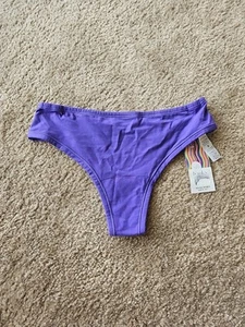 Tanga Hanky para mujer Playstretch tiro natural - púrpura amatista cruda, M/L - Imagen 1 de 3