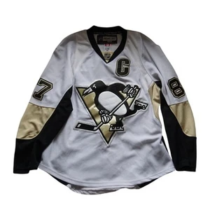 Camiseta deportiva para hombre Pittsburgh Penguins #87 Sidney Crosby Reebok CCM NHL talla 48 con correa - Imagen 1 de 6
