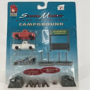 Life Like Trains, Scene Master Campground in HO 1/87 'PAINTED FIGURES' - Picture 1 of 6