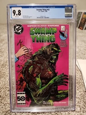 SWAMP-THING #43 CGC 9.8 1985 🔑🔑🔥🔥🔥 - Image 1 of 4