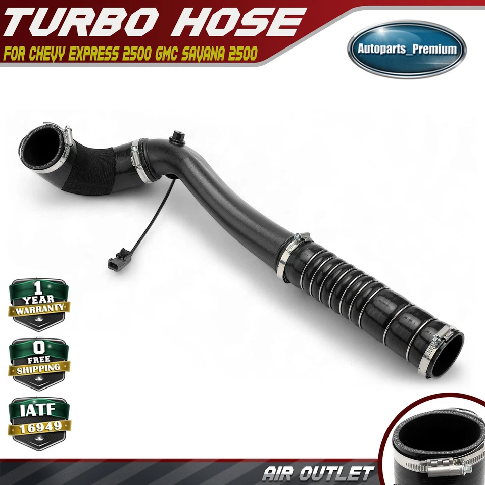 Manguera turboalimentada intercooler de salida de aire para Chevy Express 2500 GMC Savana 2500 Foto 1 de 4