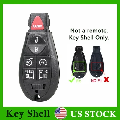 Para Dodge Grand Caravan 2016 2017 2018 2019 2020 mando a distancia llavero carcasa estuche almohadilla Foto 1 de 4