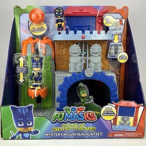 New PJ MASKS Power of Mystery Mountain Playset Catboy Night Ninja Figures NIB - Picture 1 of 7