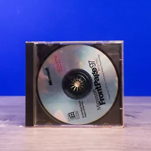 Microsoft FrontPage 97 website building Windows vintage software w/Key - Picture 1 of 1
