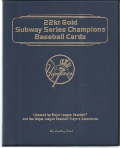 New York Yankees Danbury Mint 2000 Subway Empty Binder No Cards - Picture 1 of 4