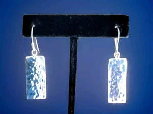 Pendientes rectangulares de plata de ley Erick's Taxco.925 - Imagen 1 de 9