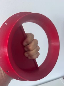 1 CARRETE DE MANO CUBAN YOYO pesca cubana fundido manual cometa línea plástico ROJO 9,5 pulgadas - Imagen 1 de 3