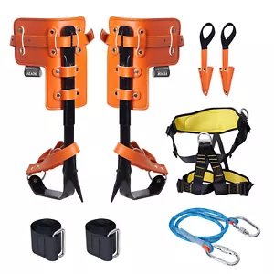 VEVOR Steigeisen Baumsteigeisen Baumklettern Ausrüstung Orange 335,28-431,8mm - Bild 1 von 12