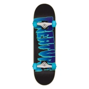 Creature Factory Complete Skateboard Logo Micro Blue/Black 7.5" - Picture 1 of 2
