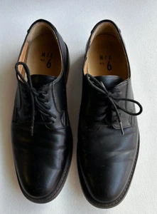 Mix n. 6 scarpe eleganti uomo taglia 9,5 nere Valentina Prattson blocco cravatte pizzo - Foto 1 di 12