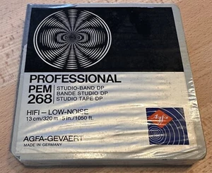 AGFA Professional Tape PEM 268 - Tonband 13cm/320m - NEU & OVP in Folie - Bild 1 von 4