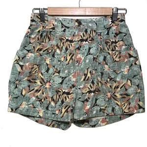 Bonjour vintage floral high rise shorts size 7/8 - Picture 1 of 9