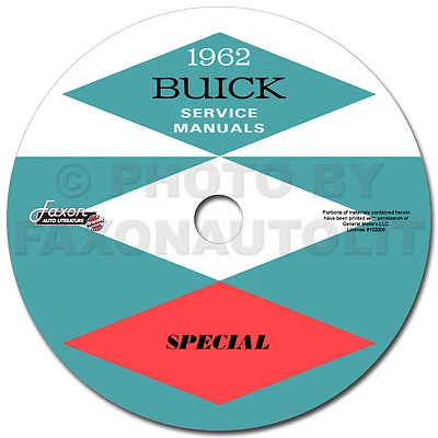 Manual De Taller Y Reparación De Carrocería CD De Buick Special Y Skylark 1962 - Imagen 1 de 3