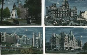 9 MOONLIGHT POSTCARD SCENES OF MONTREAL CANADA MAY 1914 - FORE ST IPSWICH - Picture 1 of 6