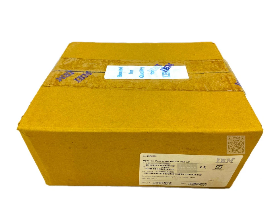 25R8893 I New Sealed IBM AMD Opteron 252 2.6GHz CPU Upgrade - Image 1 of 4