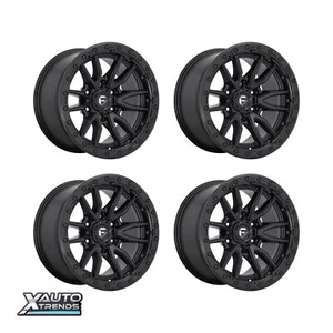 Fuel Off-Road D679 Rebel Matte Black 17X9 6X139.7 -12mm (Set of 4) - Picture 1 of 1