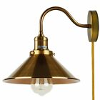 Plug In Wall Light Fitting Cone Metal Lampshades Hotel Design Hotel Lights UK