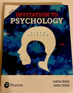 Invitation To Psychology 6th Edition by Carole Wade New US EDITION - Picture 1 of 1