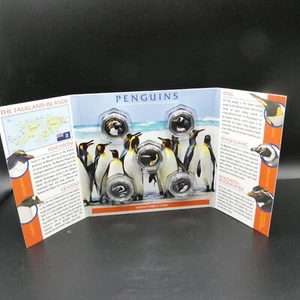 Juego de 5 monedas Penguins A de las Islas Malvinas 2018 perfecto estado - Imagen 1 de 6