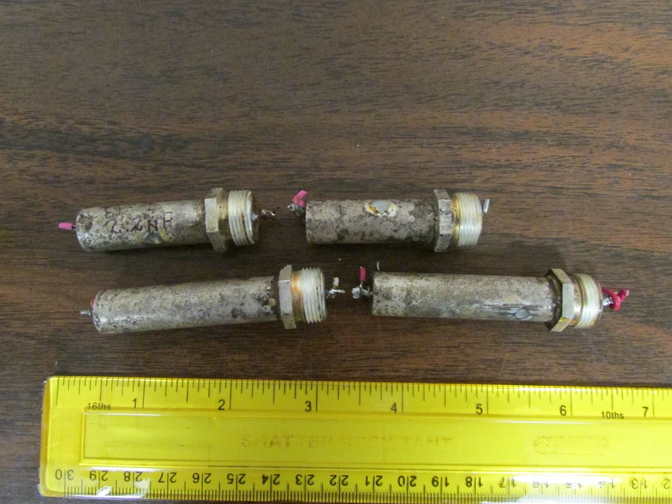 4 Piezas HP/Agilent Panel RF Pasajes Coaxiales Plateado De Colección Foto 1 de 1