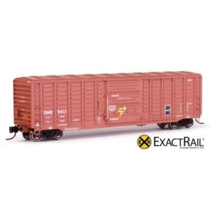 EXACTRAIL N Dakota Minnesota & Eastern PS 50' Waffle Boxcar DME #5413 EN-50406-1 - Picture 1 of 6