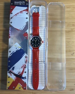 Swatch Irony X Lite Model YES4001 Aluminium Red Strap with original box - Picture 1 of 13